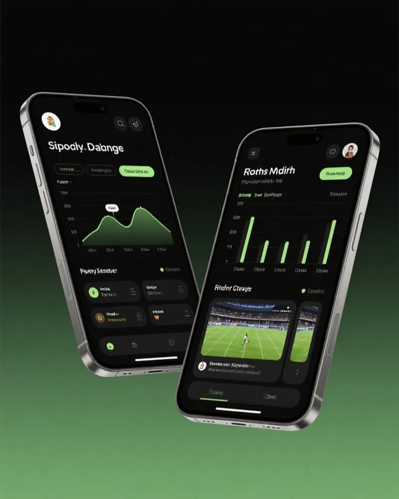 极速运动会 APP 界面展示